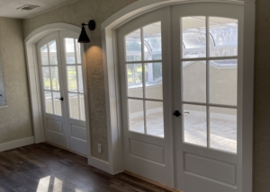 Custom Arched French Doors